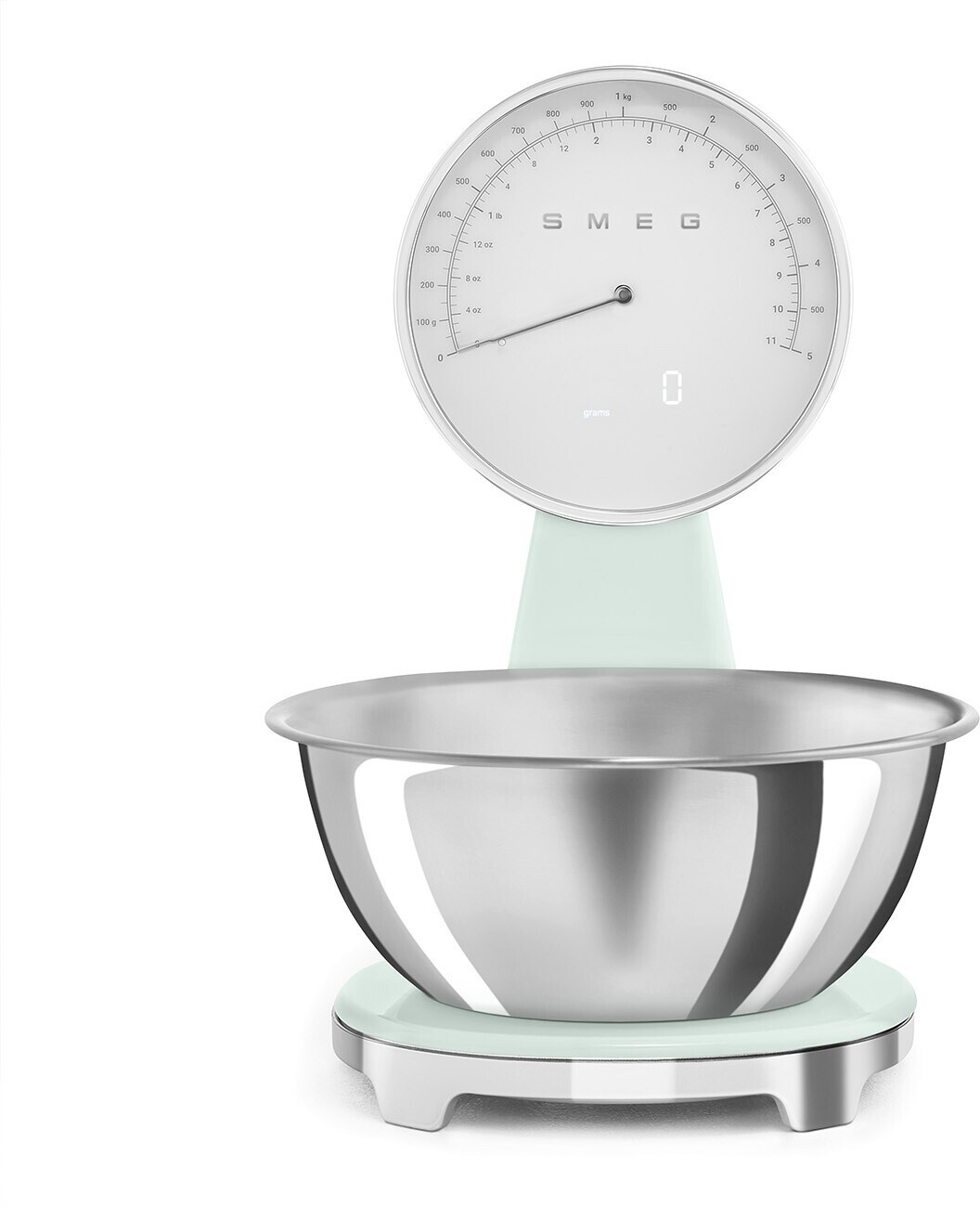 ترازو آشپزخانه دیجیتال اسمگ ایتالیا مدل SMEG KSF01PGWW | رنگ سبز | طراحی وینتیج و دقت بالا